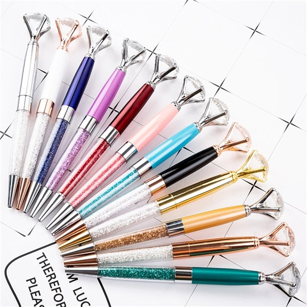Crystal Diamond Ballpoint Pen With A Pouch