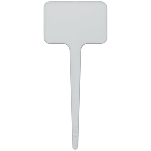 3.5" Rectangle Plastic Food Pick - White