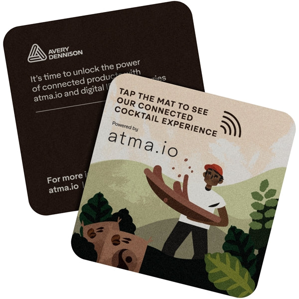 35 pt 4.0" Square Coasters
