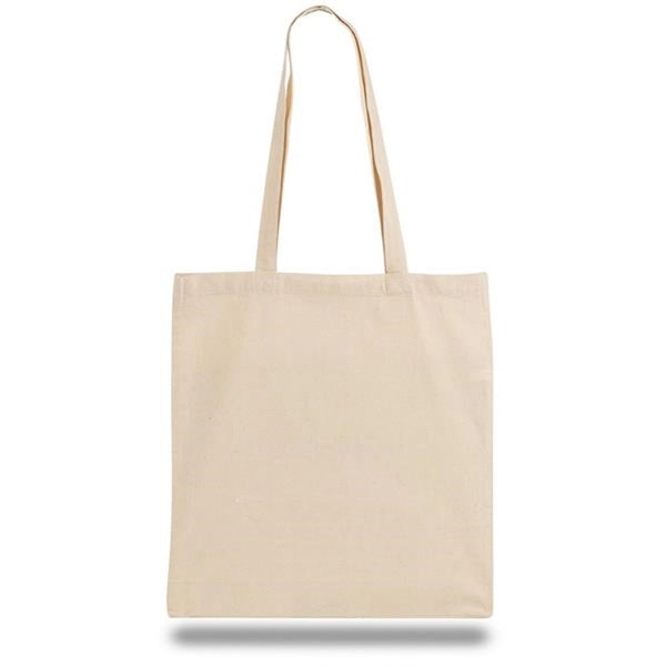 Natural Canvas Convention Tote Bag With Shoulder Strap