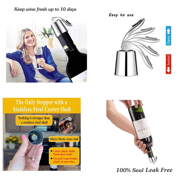 Stainless Steel Red Wine Stopper
