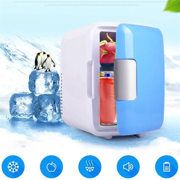 135 Oz Protable Mini Fridge For Car With Handle