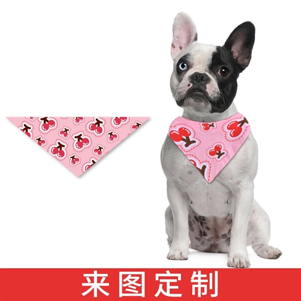 Polyester Tringle Pet Bandana Bib Scarf