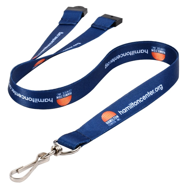 3/4 Dye-Sublimation Lanyard w/ Safety Breakaway