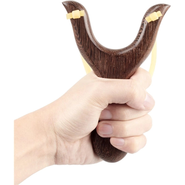 Solid Wooden Slingshot Toy With Classic Construction