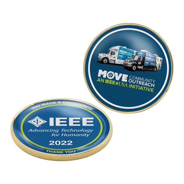 Speed Challenge Coins w/ Simple Border