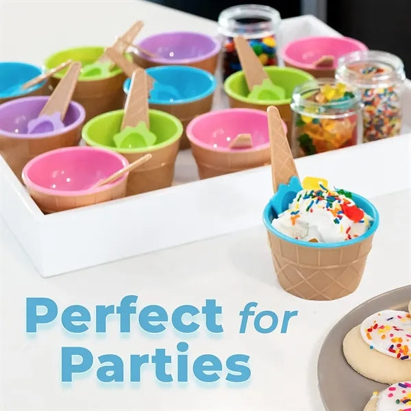 Ice Cream Bowl Spoon Set