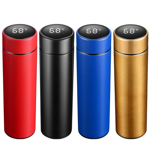 Water Bottle with LED Temperature Display