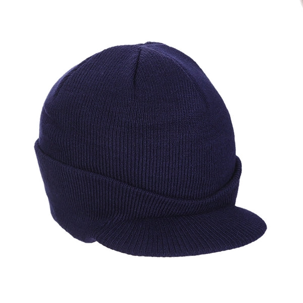 Knit Brim Beanie Cap
