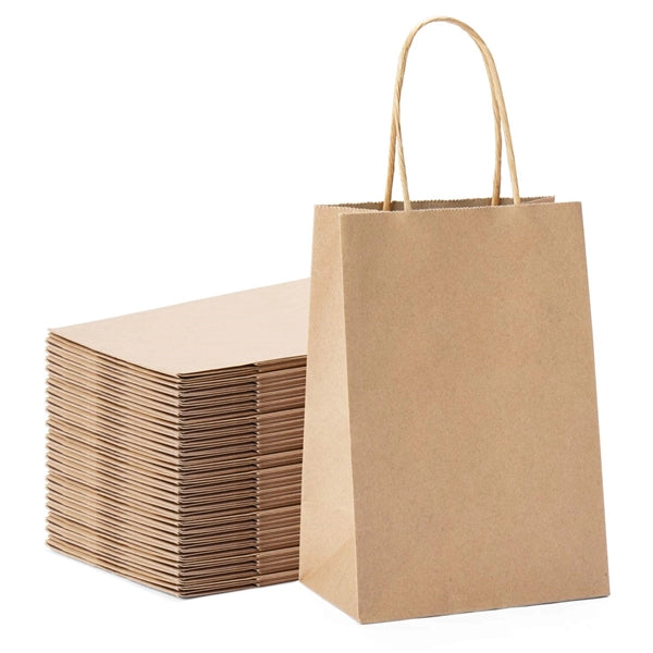 Kraft paper handle bag
