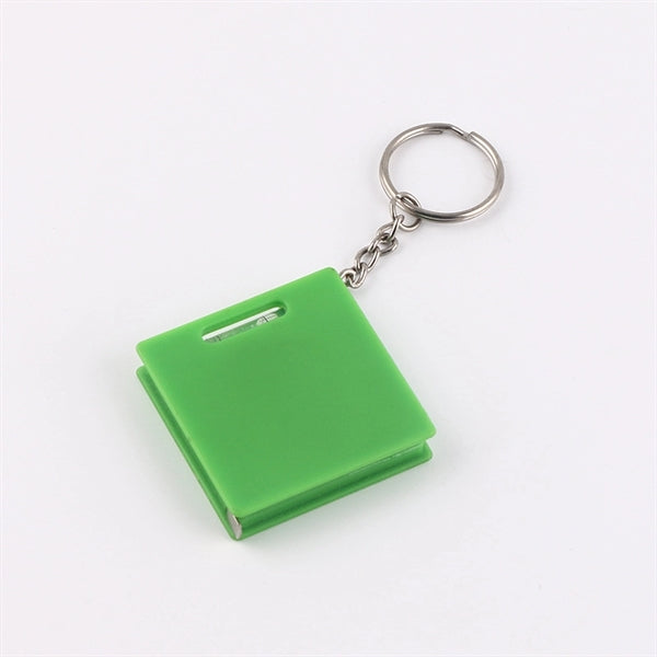Square Level Tape Measure Key Tag