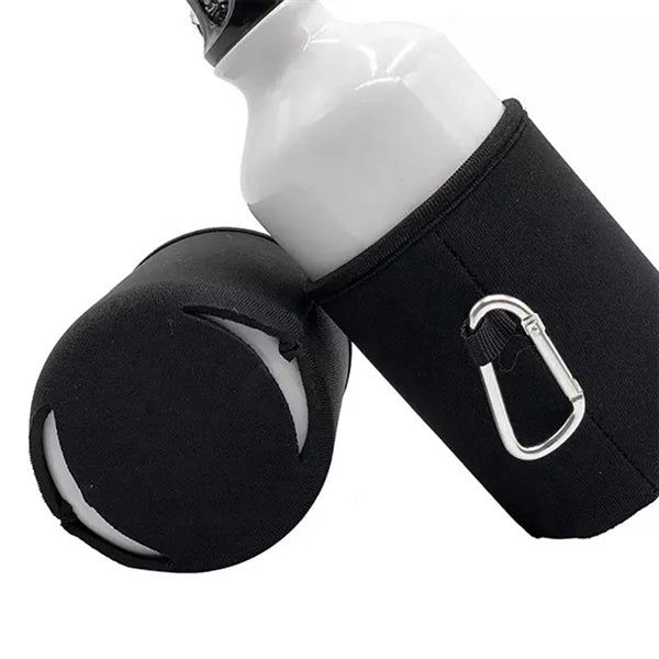 Collapsible Can Cooler with Carabiner