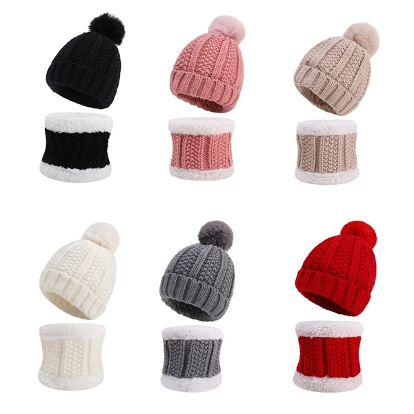 Winter Hat and Scarf Set for Children