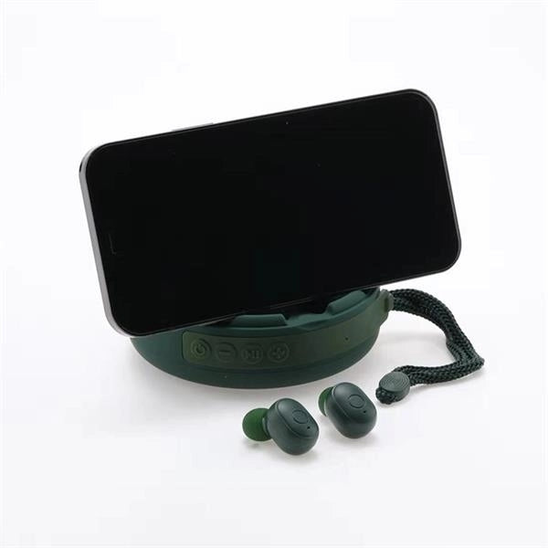 Bluetooth Speaker With Earbuds-With Custom Logo