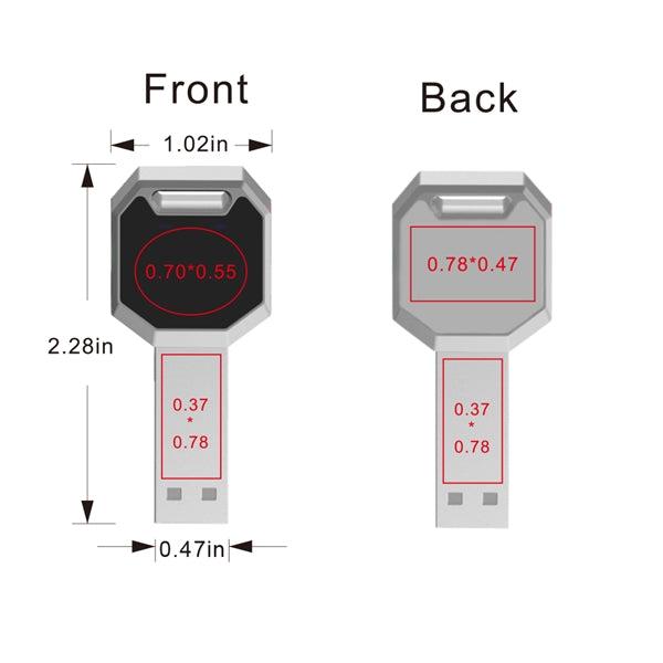 Edison Park Light-Up KEY USB Flash Drive
