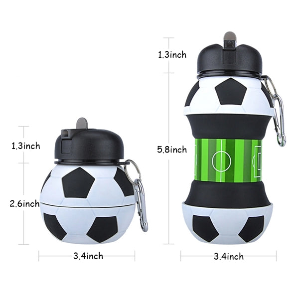 19oz Portable Folding Sport Water Bottle