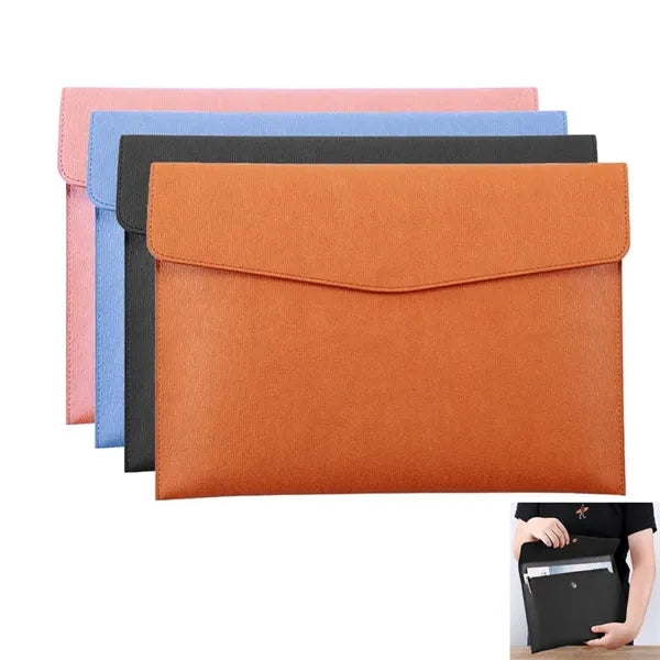 PU Leather A4 File Folder Document Holder