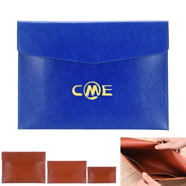 PU Leather A4 File Folder