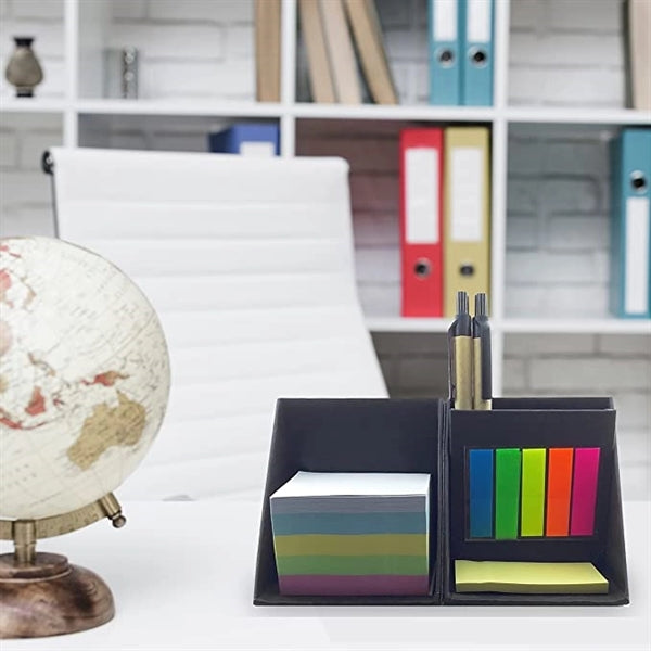 Sticky Notes Cube With A Pen Holder