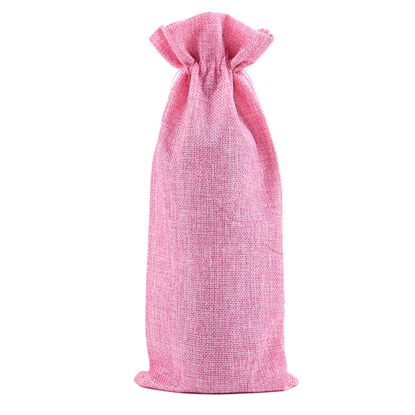 Linen Wine Gift Bag