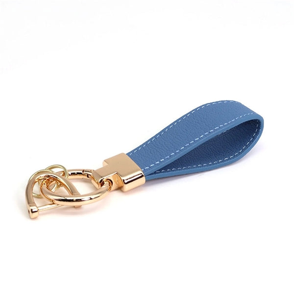 Coustom LOGO PU Leather Keychain