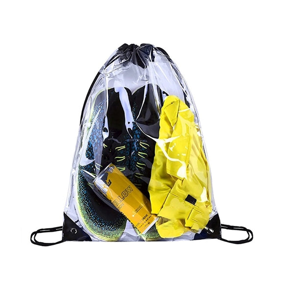 Clear Waterproof Bag Drawstring Backpack