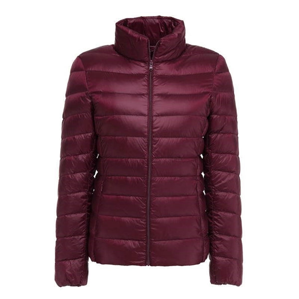 Packable Lightweight Water-Resistant Puffer Jacket