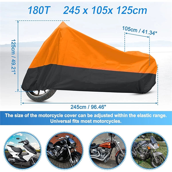 Waterproof Motorcycle Cover (Size L)