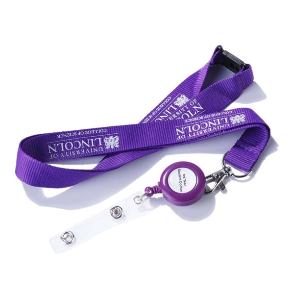 Lanyard With Retractable Reel and Safety Breakaway