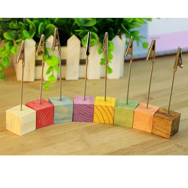Wooden Memo Clip For Photo And Card