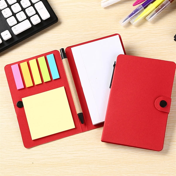 Spiral Notebook Steno Pads Notepad with Pen in Holder