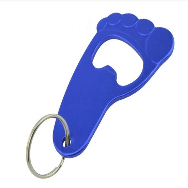 Aluminum Foot Key Chain Bottle Opener