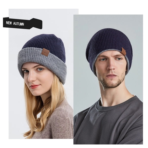 Unisex Reversible Beanie Hat
