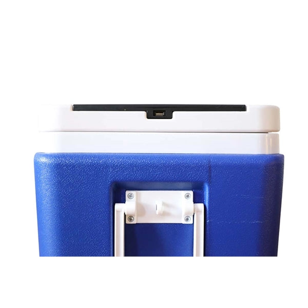 60Qt Solar Panel Wheeled Cooler
