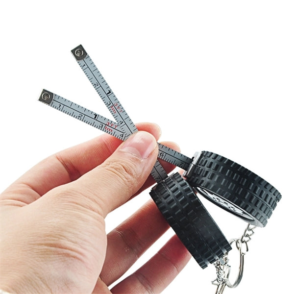 3 Ft. Tire Tape Measure Key Chain