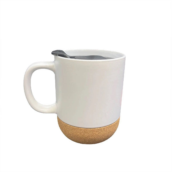 12 Oz Ceramicl Mug With Cork Base