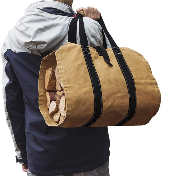 Large Capacity Firewood Carrier Bag