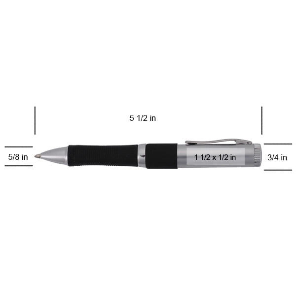 New Lenox Business Class USB Pen with Soft Grip