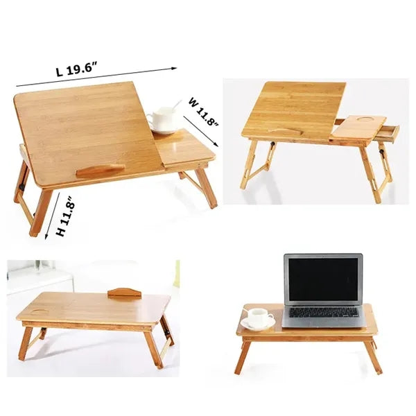 Bamboo Laptop Folding Tray