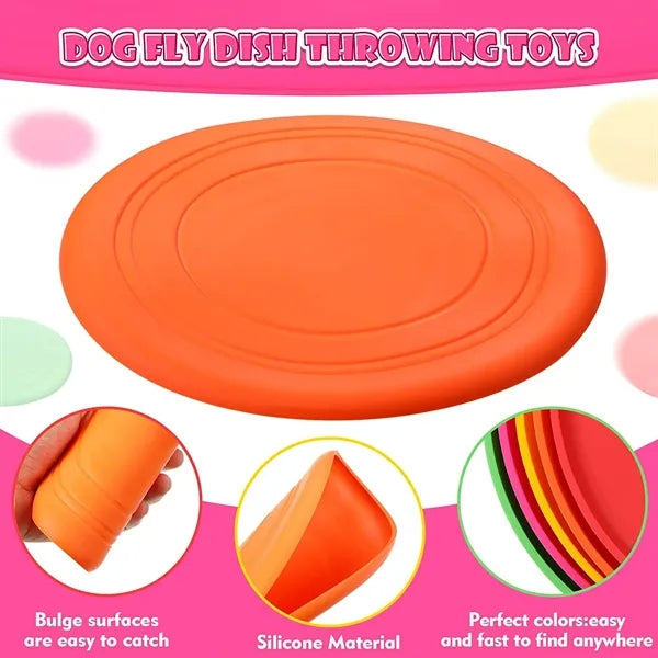 Dog Flying Silicone Disc