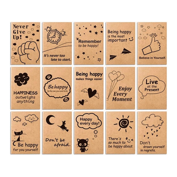 Logo A6 Kraft Paper Cover Small Book