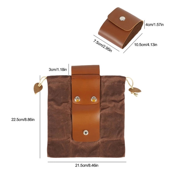 Collapsible Canvas Foraging Bag