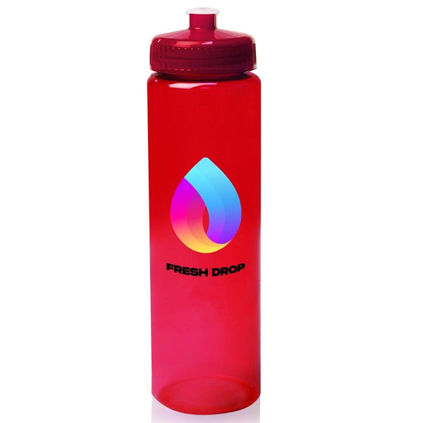 32 oz. Color Gloss Water Bottle (Full Color Imprint)