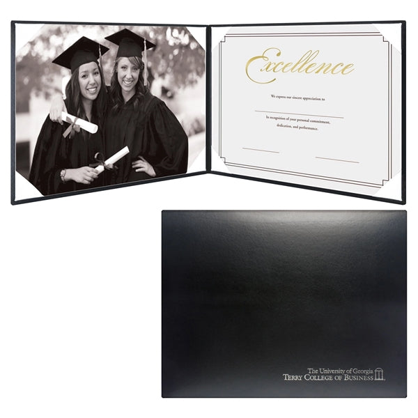 Book Style Padded Dual Certificate Holder