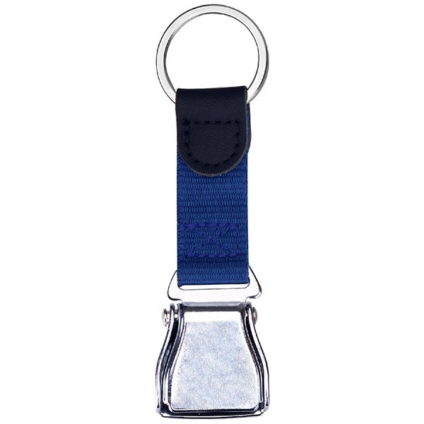 Airplane Seatbelt Buckle Key Ring