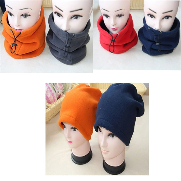 Winter Cycling Scarf With Hats