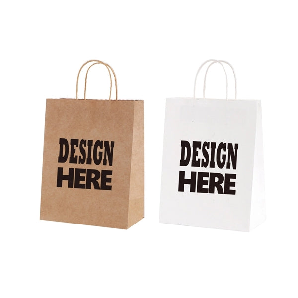 Christmas Kraft Paper Tote Bag