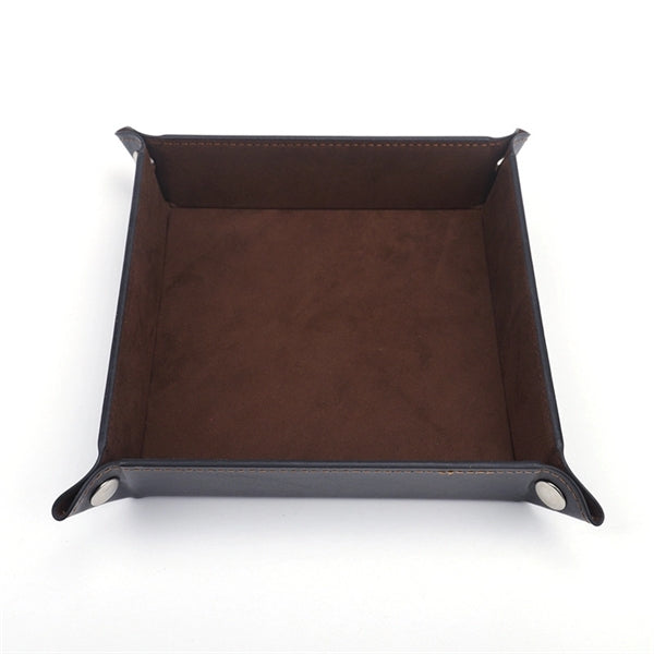 Square PU Leather Dice Trays