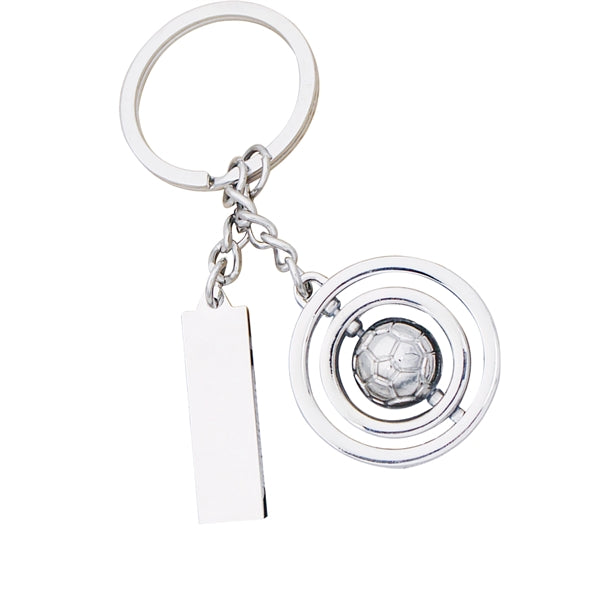 Soccer Metal Keyring
