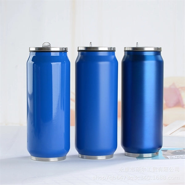 17oz Stainless Steel Vacuum Insulated Can Shape Coffee Mug